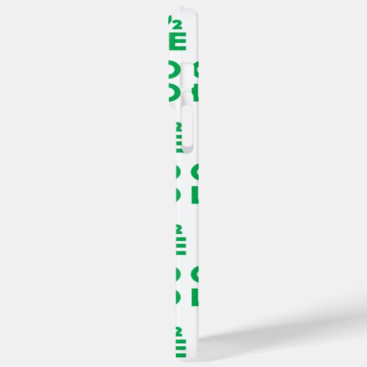 COQUES Case-Mate iPhone NO CO2 PAS DE VIE (Verso / Gauche)