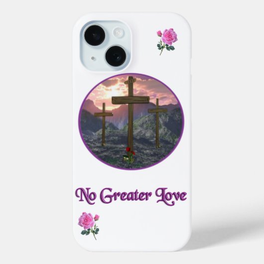 Coques Case-Mate iPhone No Greater Love John 3:16 (Verso)
