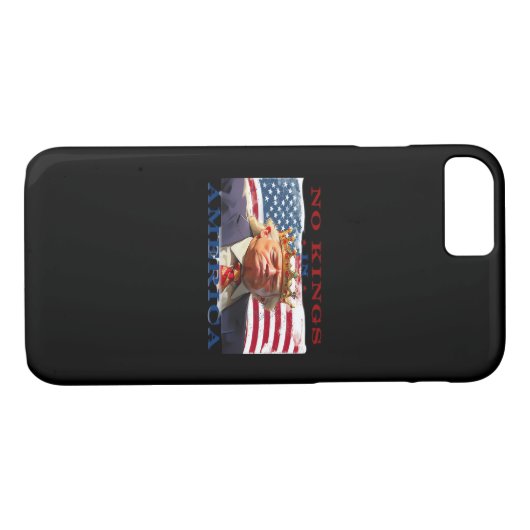Coques Case-Mate iPhone No Kings In America Anti-Trump Creative Design (Dos (Horizontal))