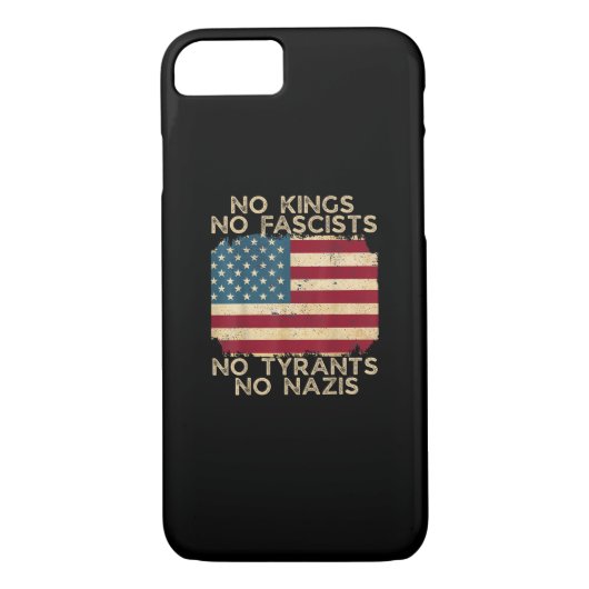 Coques Case-Mate iPhone No Kings In America No Fascists We The People Poli (Dos)
