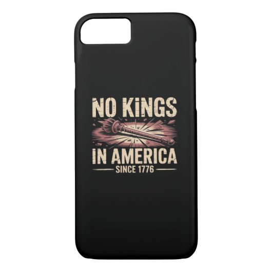 Coques Case-Mate iPhone No Kings In America Since 1776 King Free Classic V (Dos)