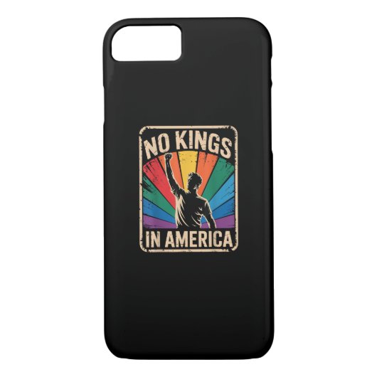Coques Case-Mate iPhone No Kings In America Since 1776 Patriotic Style (Dos)