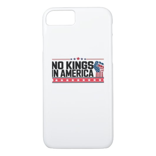 Coques Case-Mate iPhone No Kings In America USA Minimal Clean (Dos)