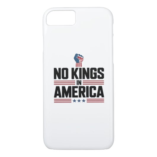 Coques Case-Mate iPhone No Kings In America USA Retro Classic (Dos)