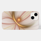 Coques Case-Mate iPhone Noble Cuivre Et Or Abstrait Art Fractal Moderne (Verso (horizontal))