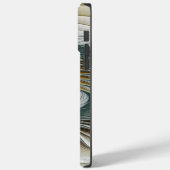 Coques Case-Mate iPhone Nobly Golden Turquoise Imaginaire Fractal Art (Verso / Gauche)