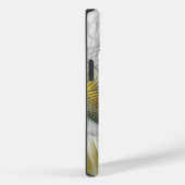 Coques Case-Mate iPhone Nobly Golden Turquoise Imaginaire Fractal Art (Verso / Droite)