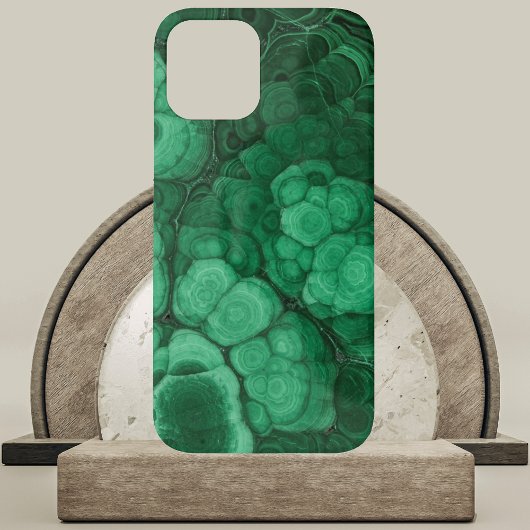 Coques Case-Mate iPhone Nodules de malachite vert