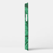 Coques Case-Mate iPhone Nodules de malachite vert (Verso / Droite)