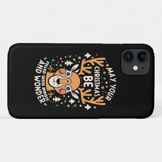COQUES Case-Mate iPhone NOËL (Dos (Horizontal))