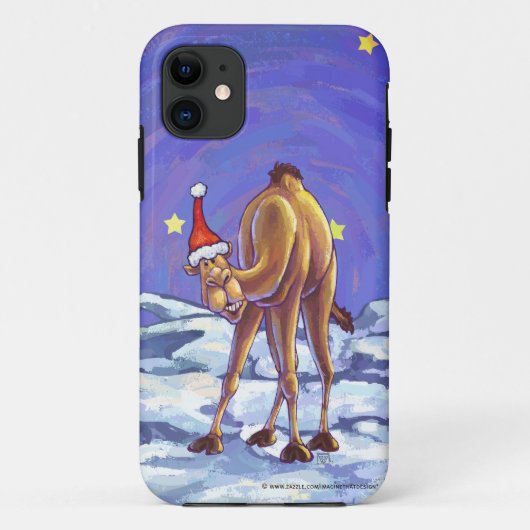 Coques Case-Mate iPhone Noël aux chameaux (Dos)
