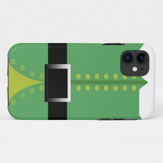 Coques Case-Mate iPhone Noël aux elfes (Dos (Horizontal))