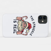 Coques Case-Mate iPhone Noël blanc, LE COMBAT EST RÉEL (Dos (Horizontal))