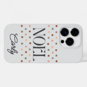 Coques Case-Mate iPhone Noël Boho de Noël (Verso (horizontal))