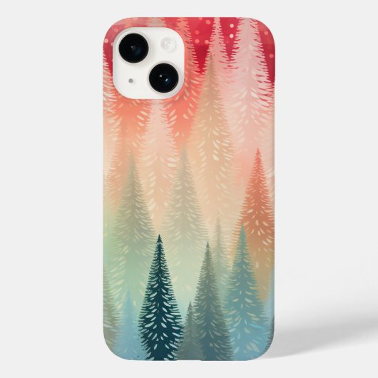 Coques Case-Mate iPhone Noël Boho pastel (Verso)