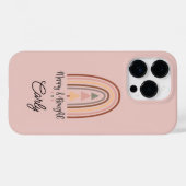 Coques Case-Mate iPhone Noël Boho Rose (Verso (horizontal))