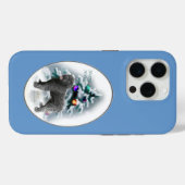 Coques Case-Mate iPhone Noël Bouvier des Flandres (Verso (horizontal))