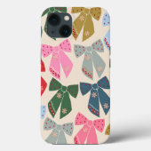 Coques Case-Mate iPhone Noël Bows Coquette (Verso)