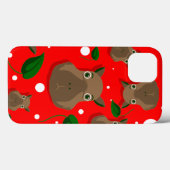 Coques Case-Mate iPhone noël capybara (Verso (horizontal))