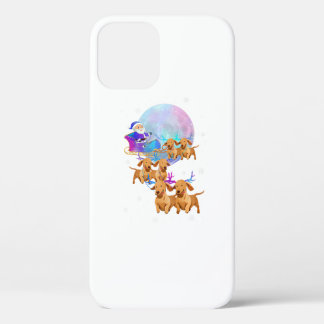 Case-Mate iPhone Case Noël Dachshund Reindeer Père Noël Chien Maman