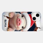 Coques Case-Mate iPhone Noël de la puce 3D (Verso (horizontal))