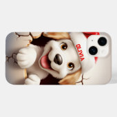 Coques Case-Mate iPhone Noël de marionnettes 3D (Verso (horizontal))