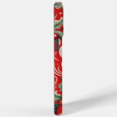 Coques Case-Mate iPhone Noel de Noël Rouge et Vert (Verso / Droite)