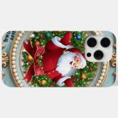 Coques Case-Mate iPhone Noël de Santa (Verso (horizontal))