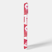 Coques Case-Mate iPhone Noël d'hiver Mittens Motif en rose (Verso / Droite)