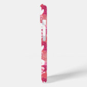 Coques Case-Mate iPhone Noël d'hiver Mittens Motif en rose (Verso / Gauche)