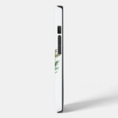 Coques Case-Mate iPhone Noël du Monogramme vert rouge (Verso / Gauche)