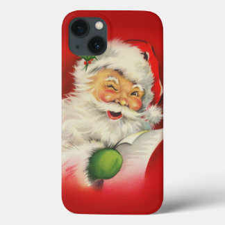 Coques Pour iPhone Noël du Père Noël vintage