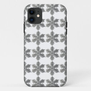 Coques Pour iPhone Noël Fête Silencieux Snowflake Star Design