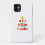 Coques Case-Mate iPhone Noël Jésus est la raison de la saison (Dos)