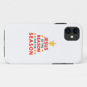 Coques Case-Mate iPhone Noël Jésus est la raison de la saison (Dos (Horizontal))