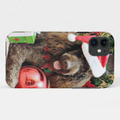 Coques Case-Mate iPhone Noël - LabraDoodle - Harley (Dos (Horizontal))