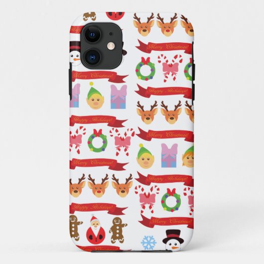 Coques Case-Mate iPhone Noël mignon (Dos)