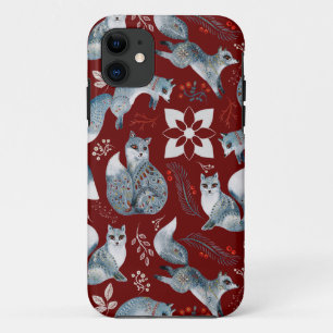 Case-Mate iPhone Case Noël mignon forêt foin animaux modèle