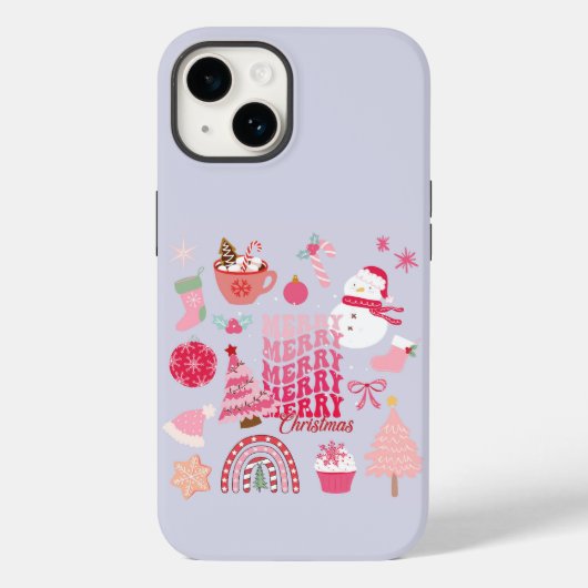 Coques Case-Mate iPhone Noël moderne (Verso)