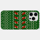 Coques Case-Mate iPhone Noël Motif doux et moche (Verso (horizontal))