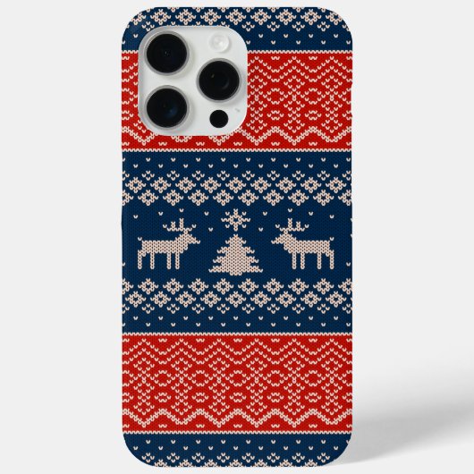 Coques Case-Mate iPhone Noël Motif doux et moche (Verso)