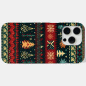 Coques Case-Mate iPhone Noël Motif doux et moche (Verso (horizontal))