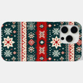 Coques Case-Mate iPhone Noël Motif doux et moche (Verso (horizontal))
