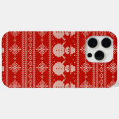 Coques Case-Mate iPhone Noël Motif doux et moche (Verso (horizontal))