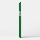 Coques Case-Mate iPhone Noël Nativité Joie au monde Vert & Blanc (Verso / Droite)