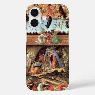 Coques iPhone 16 Noël, Nativité, Naissance du Christ par Botticelli