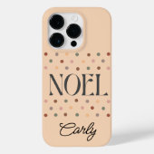 Coques Case-Mate iPhone Noël NOEL Boho Beige (Verso)