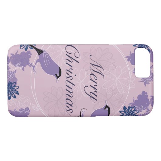 Coques Case-Mate iPhone noël, noël, oiseau, fleurs, nature, p (Dos (Horizontal))