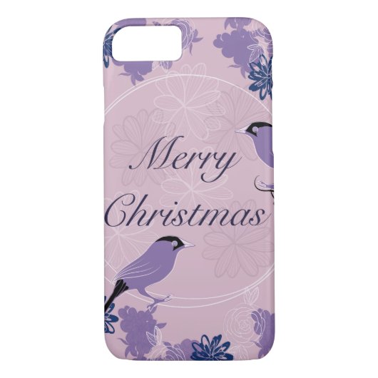 Coques Case-Mate iPhone noël, noël, oiseau, fleurs, nature, p (Dos)