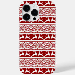 Coque Pour Pour iPhone 14 Pro Max Noël nordique Renne scandinave